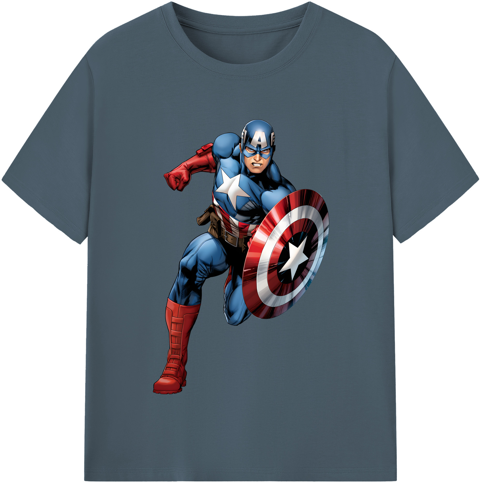 （画像用） アベンジャーズ The Avengers 綿100％半袖Tシャツ（フロントプリント）
